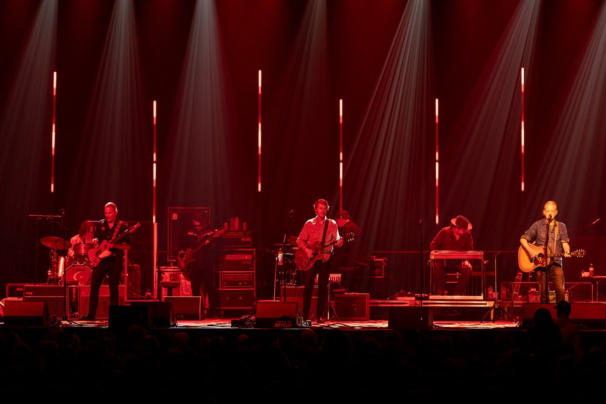 Blue Rodeo full band on stage